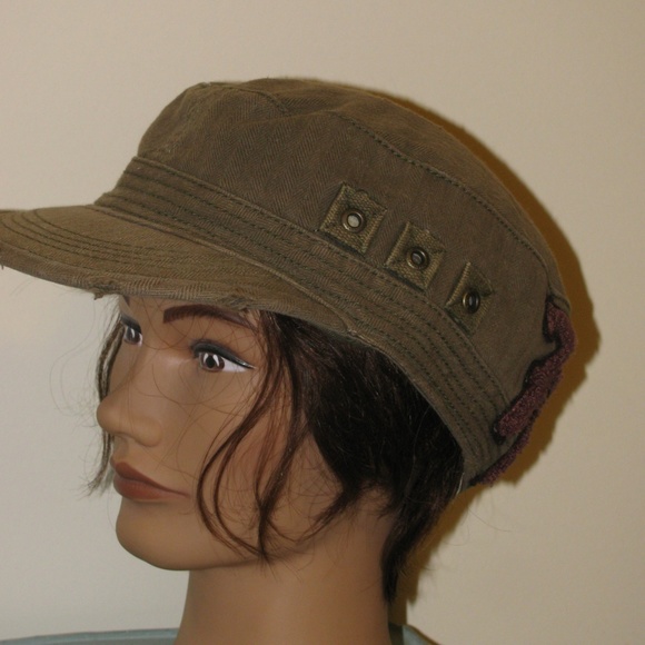 Military Green Hat - Picture 2 of 4